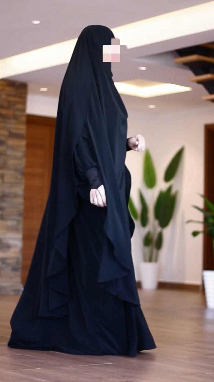 ⁦جلباب قطعتين خفة أناقة وراحة عملية طول اليوم⁩ - الصورة ⁦5⁩