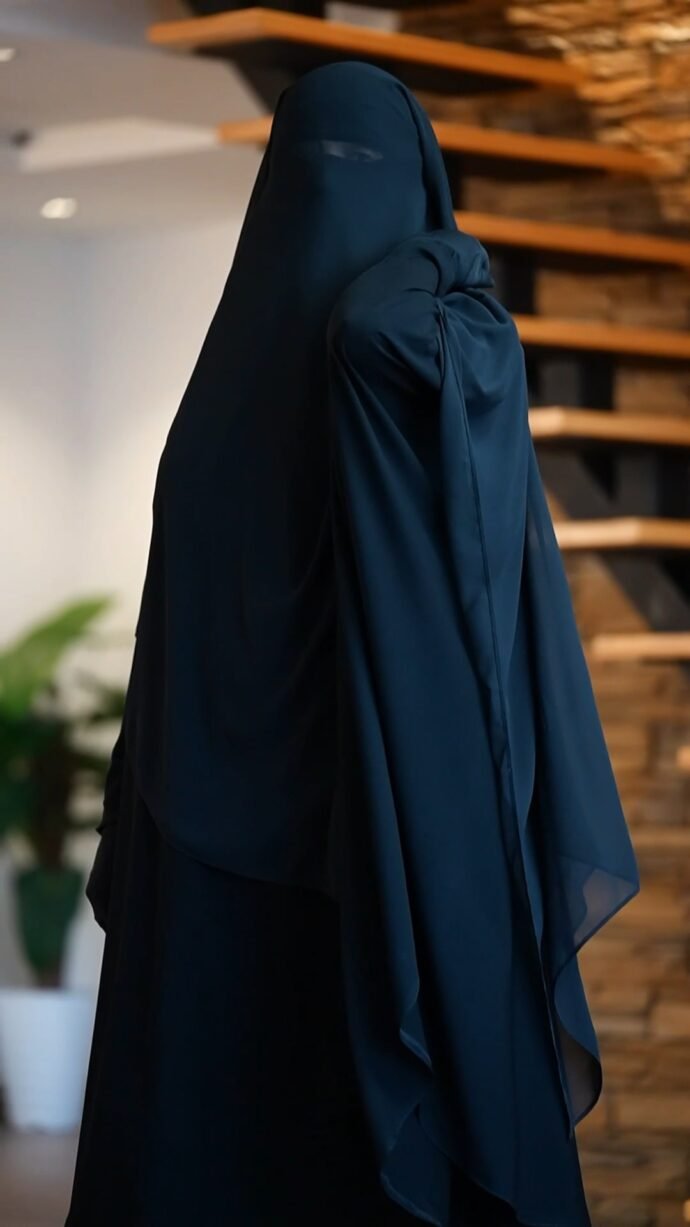 ⁦جلباب بـ هوية وأناقة المرأة المحجبة + الستار⁩ - الصورة ⁦3⁩