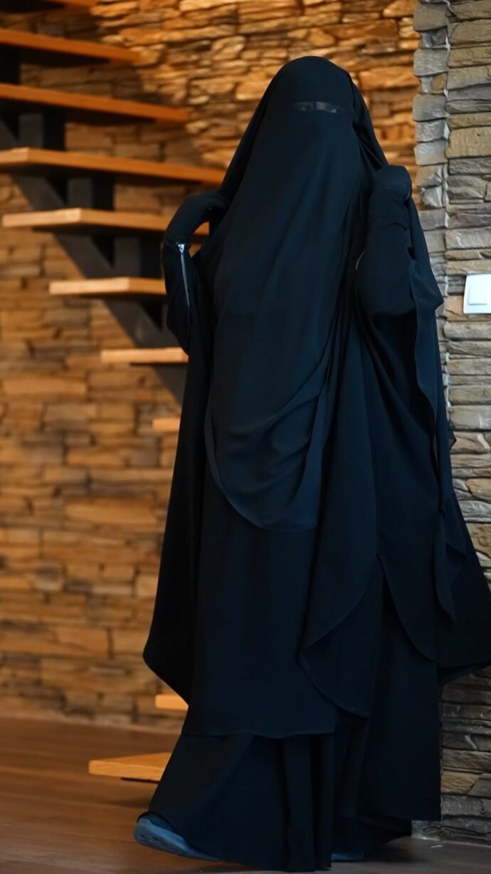 ⁦جلباب بـ هوية وأناقة المرأة المحجبة + الستار⁩ - الصورة ⁦4⁩