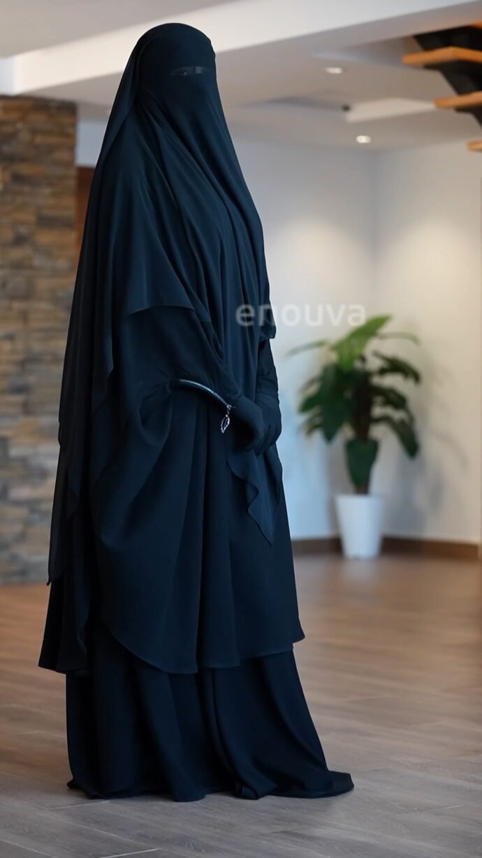 ⁦جلباب بـ هوية وأناقة المرأة المحجبة + الستار⁩ - الصورة ⁦5⁩